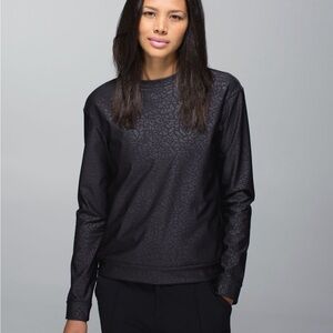 Lululemon Departure Top:
Petal Camo Embossed Black